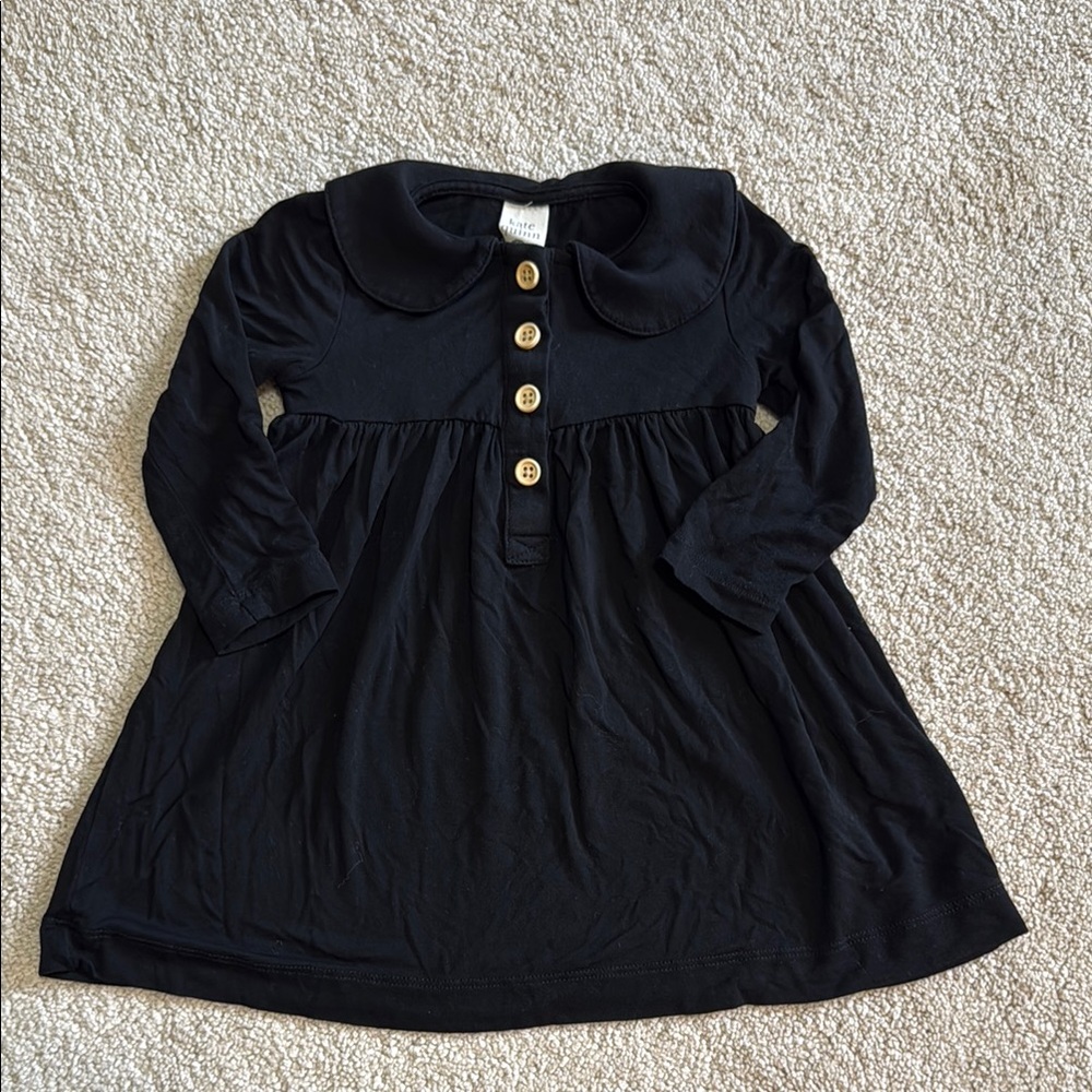 Kate Quinn Peter Pan Long Sleeve Dress 3-6m